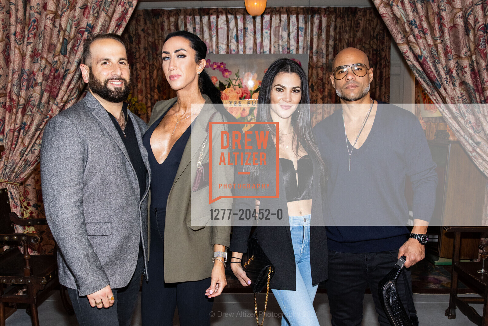 Aaron Marc, Christina Williams, Miriam Franco, Moustafa ElBialy, Ken Fulk Hosts The Prodigal Fun at St. Joseph's Arts Society, St. Joseph's Arts Society. 1401 Howard St, September 30th, 2021, Photo #1277-20452-0 Aaron Marc, Christina Williams, Miriam Franco, Moustafa ElBialy, Photo #1277-20452-0