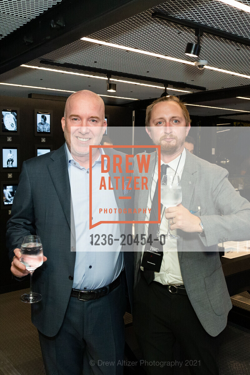 Matt Krebs, Thor Dickinson, Shreve & Co. Hosts Grand Opening of IWC Pop-Up Exhibition Palo Alto, Shreve & Co. 660 Stanford Shopping Center, September 30th, 2021, Photo #1236-20454-0 Matt Krebs, Thor Dickinson, Photo #1236-20454-0