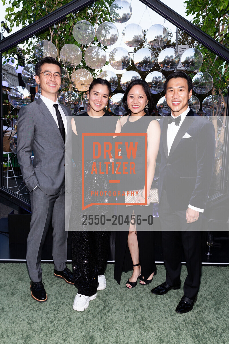 Al Su, Jessica Wang, Catherine Meng, Kevin Yeh, SF Symphony Re-Opening Night Gala, Louise M. Davies Symphony Hall. 201 Van Ness Ave, October 1st, 2021, Photo #2550-20456-0 Al Su, Jessica Wang, Catherine Meng, Kevin Yeh, Photo #2550-20456-0