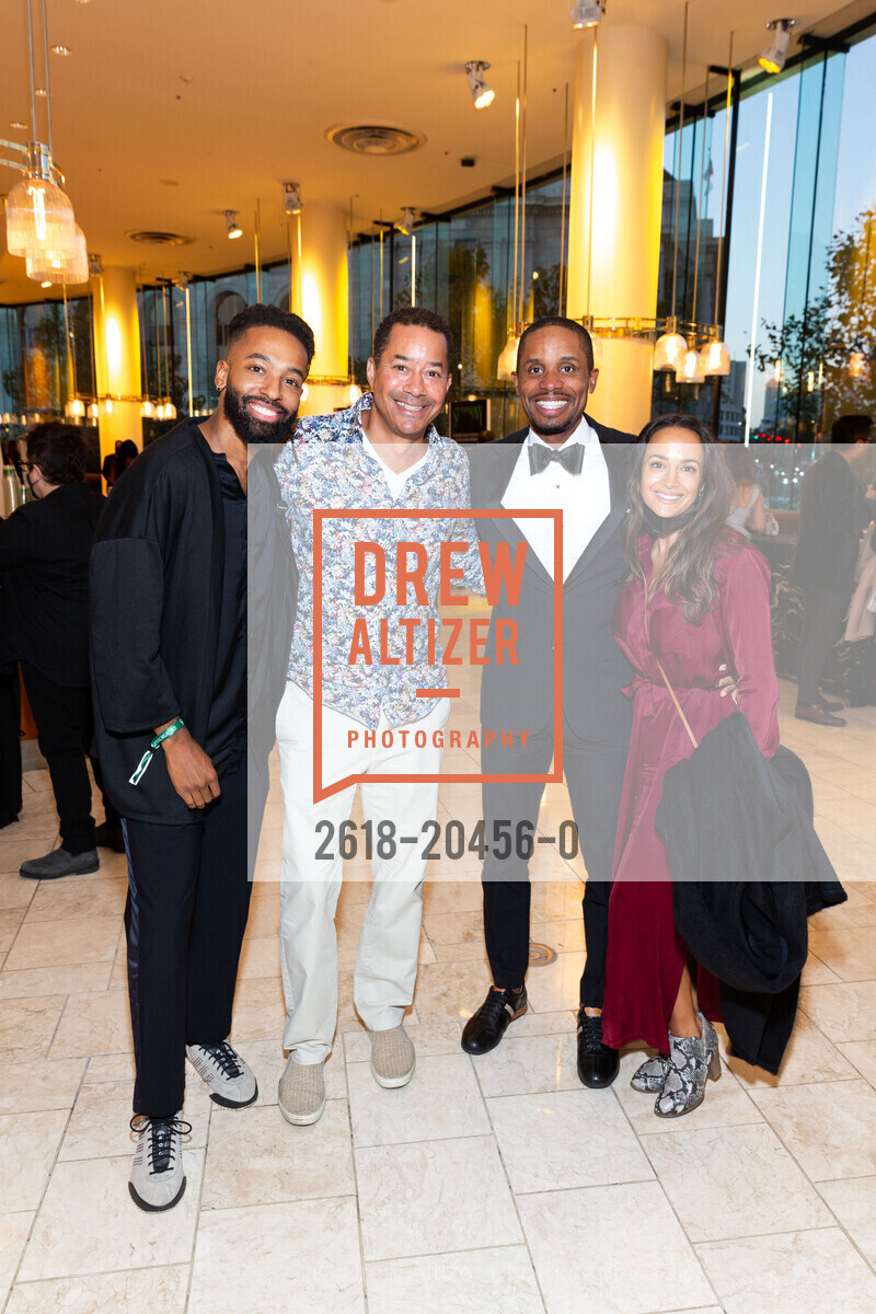 Warren Jones, Marc Gunther, Pataro Roundtree, Felice Gunther, SF Symphony Re-Opening Night Gala, Louise M. Davies Symphony Hall. 201 Van Ness Ave, October 1st, 2021, Photo #2618-20456-0 Warren Jones, Marc Gunther, Pataro Roundtree, Felice Gunther, Photo #2618-20456-0