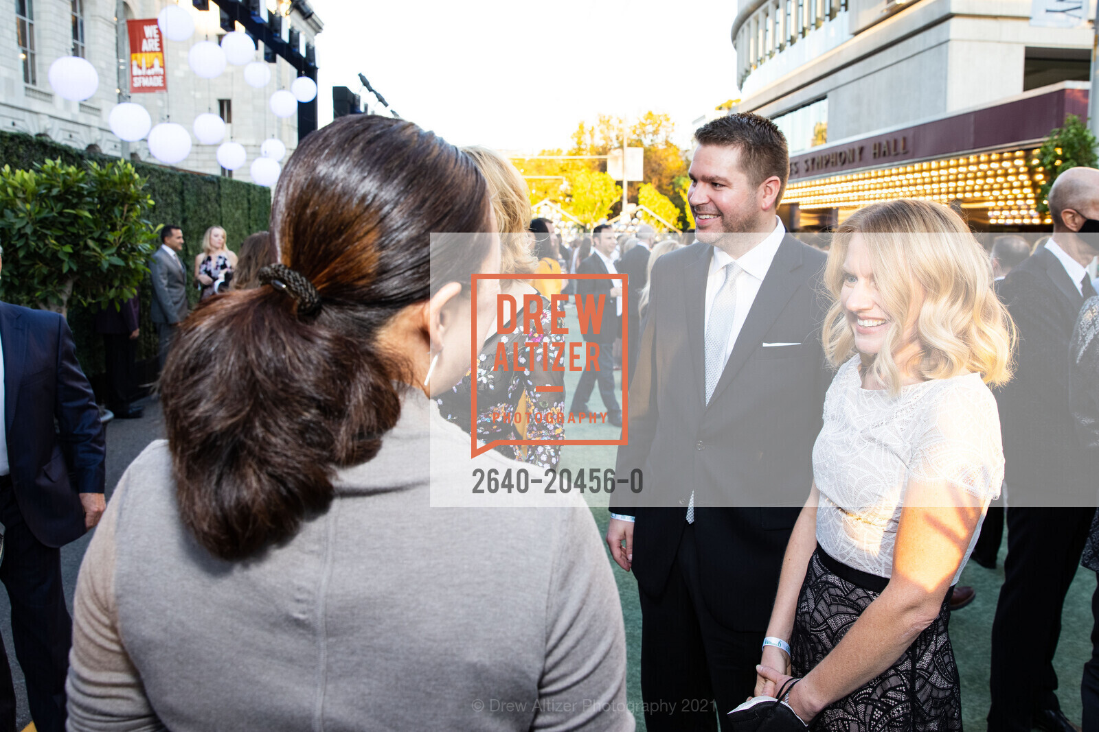 Matthew Spivey, Denise Spivey, SF Symphony Re-Opening Night Gala, Louise M. Davies Symphony Hall. 201 Van Ness Ave, October 1st, 2021, Photo #2640-20456-0 Matthew Spivey, Denise Spivey, Photo #2640-20456-0