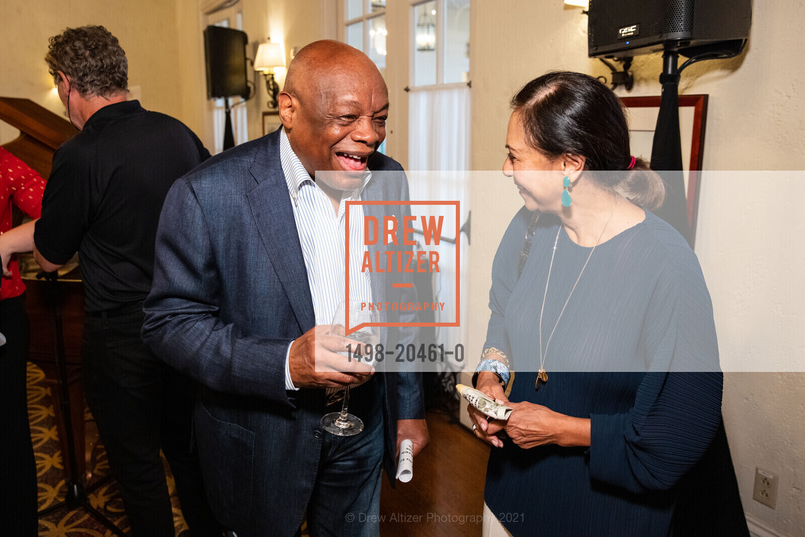 Willie Brown, Margo Maxey, Chinese Hospital 26th Charity Golf Tournament, The Olympic Club. 599 CA-35, October 4th, 2021, Photo #1498-20461-0 Willie Brown, Margo Maxey, Photo #1498-20461-0