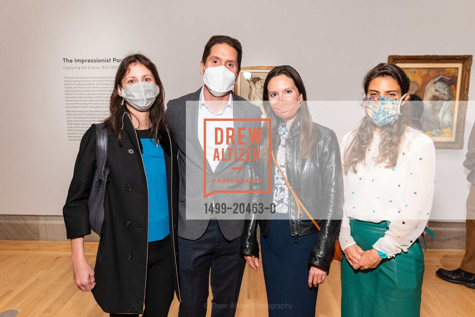 Pauline Eveillard, Doug Gould, Daelyn Farnham, Patricia Buffa, FAMSF Hosts Donor Opening Preview: Pastels, Legion of Honor. 100 34th Ave, Photo #1499-20463-0 Pauline Eveillard, Doug Gould, Daelyn Farnham, Patricia Buffa, Photo #1499-20463-0
