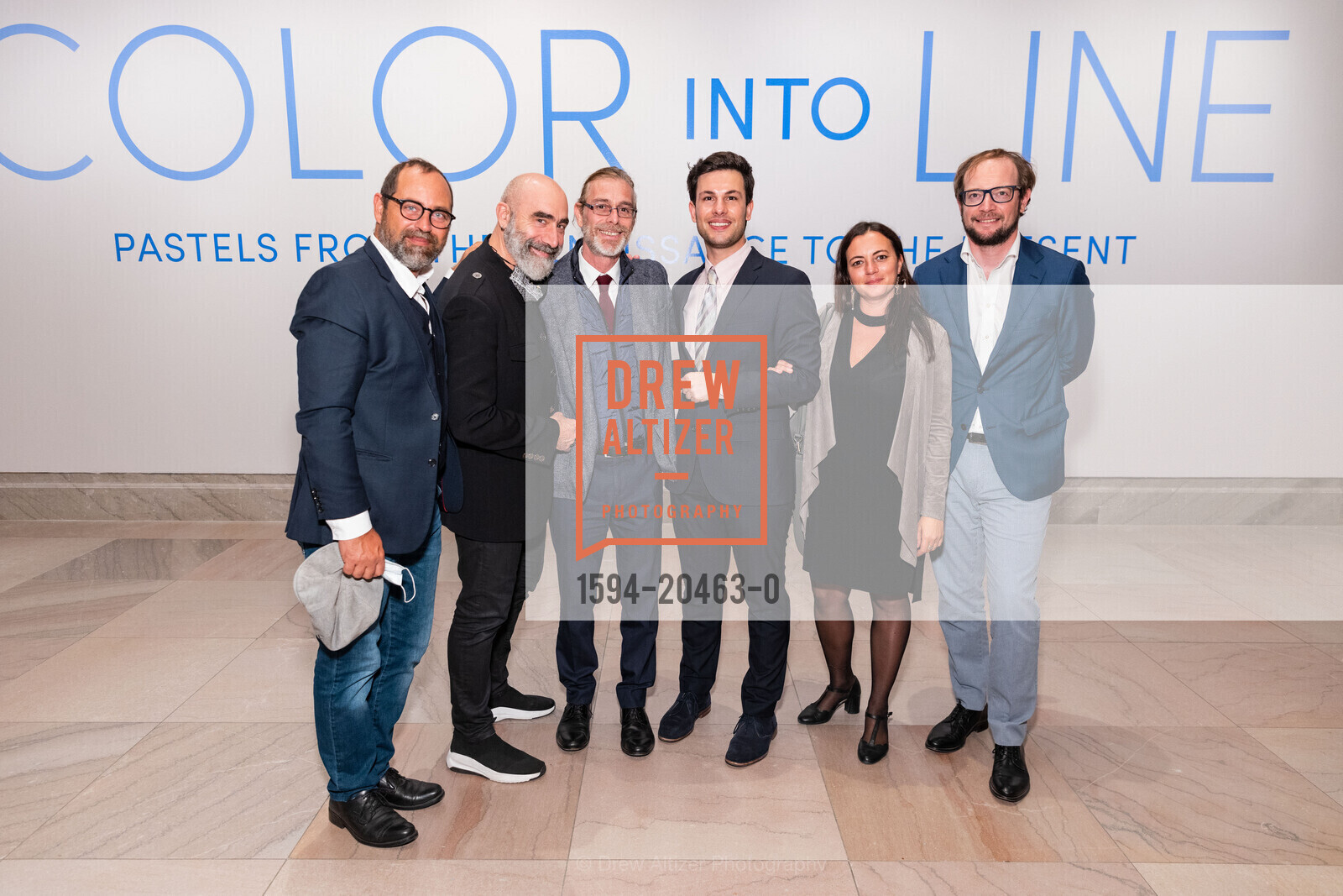 Mario Vecchione, Simone Mazzetto, Sergio Strozzi, Furio Rinaldi, Annamaria di Giorgio, Fabio Ballerini, FAMSF Hosts Donor Opening Preview: Pastels, Legion of Honor. 100 34th Ave, Photo #1594-20463-0 Mario Vecchione, Simone Mazzetto, Sergio Strozzi, Furio Rinaldi, Annamaria di Giorgio, Fabio Ballerini, Photo #1594-20463-0