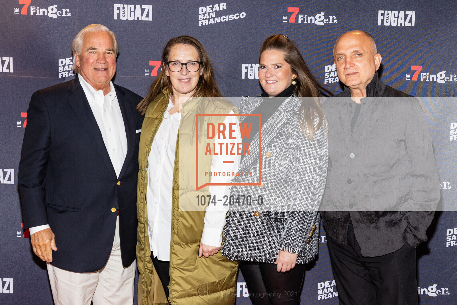 Steve Leveroni, Gypsy Snider, Molly Leveroni, Nassib El-Husseini, "Dear San Francisco" Opening Night at Club Fugazi, Club Fugazi. 678 Green Street, October 12th, 2021, Photo #1074-20470-0 Steve Leveroni, Gypsy Snider, Molly Leveroni, Nassib El-Husseini, Photo #1074-20470-0