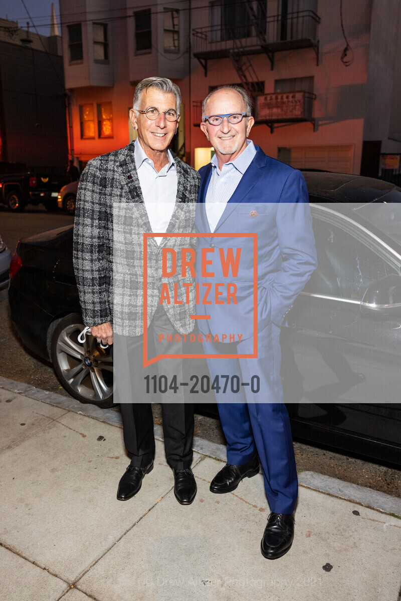 John Ferrera, Charles Zukow, "Dear San Francisco" Opening Night at Club Fugazi, Club Fugazi. 678 Green Street, October 12th, 2021, Photo #1104-20470-0 John Ferrera, Charles Zukow, Photo #1104-20470-0
