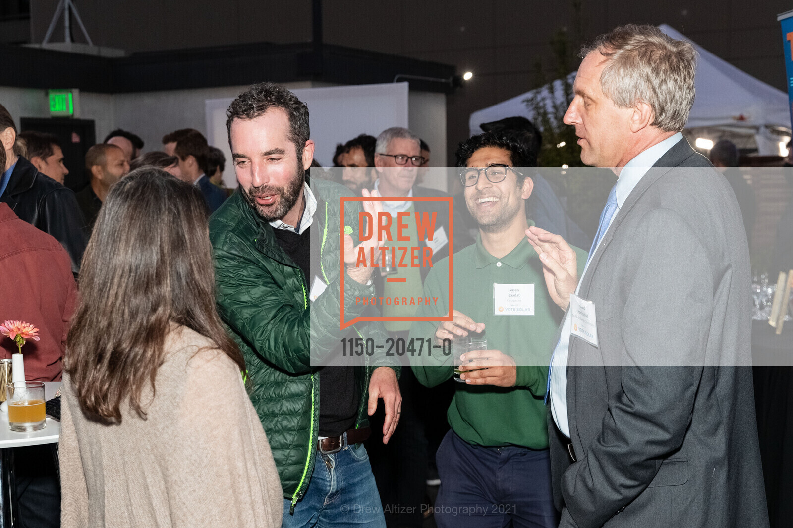Sasan Saadat, David Hochschild, Vote Solar, The Pearl. 601 19th St, October 13th, 2021, Photo #1150-20471-0 Sasan Saadat, David Hochschild, Photo #1150-20471-0
