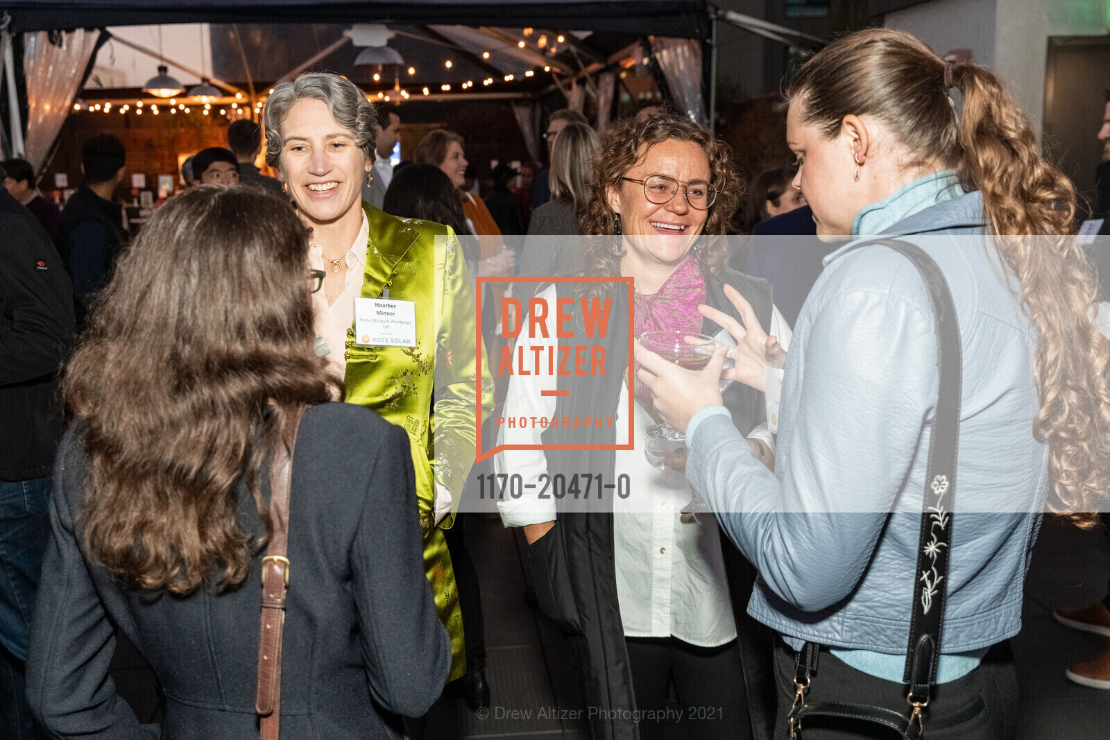 Gwen Brown, Heather Minner, Sky Stanfield, Lana Varley, Vote Solar, The Pearl. 601 19th St, October 13th, 2021, Photo #1170-20471-0 Gwen Brown, Heather Minner, Sky Stanfield, Lana Varley, Photo #1170-20471-0