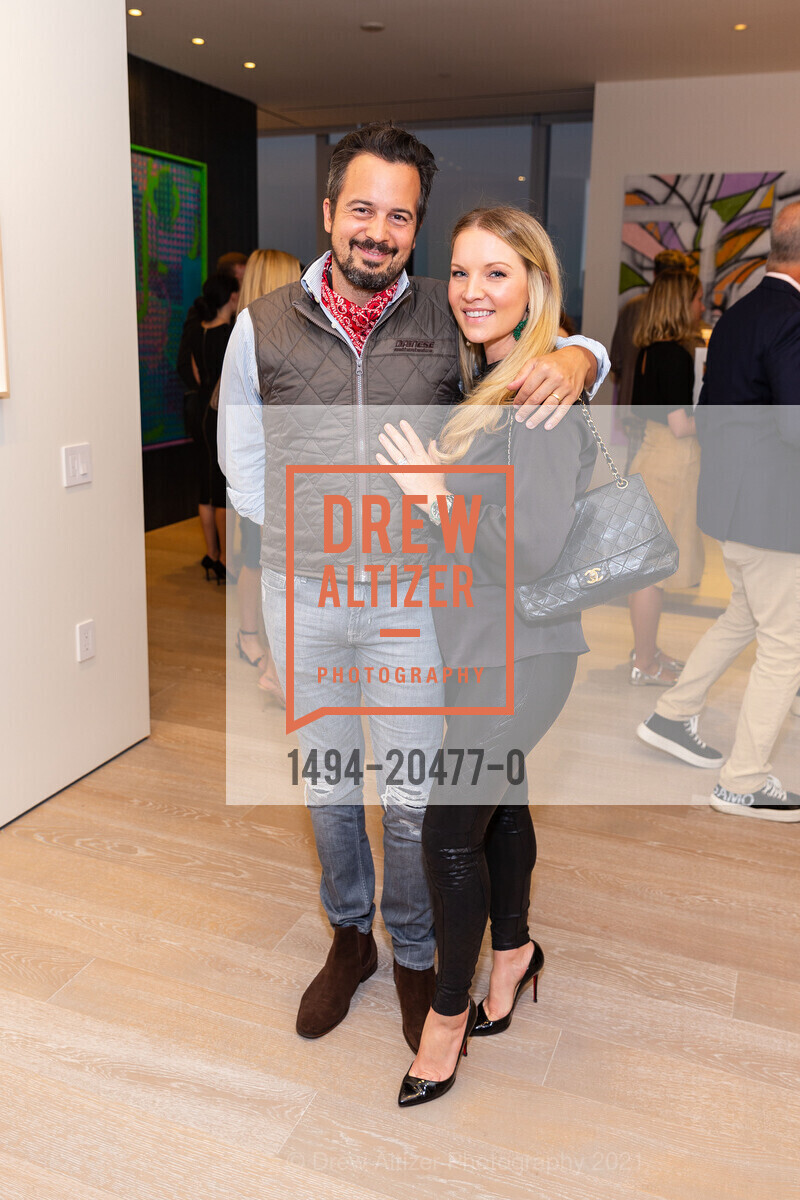 Alex Borroni, Anna Menyhart, 181 Fremont Gallery 181 Hosts Opening of Mitchell- Innes & Nash, 181 Fremont. 181 Fremont, October 15th, 2021, Photo #1494-20477-0 Alex Borroni, Anna Menyhart, Photo #1494-20477-0