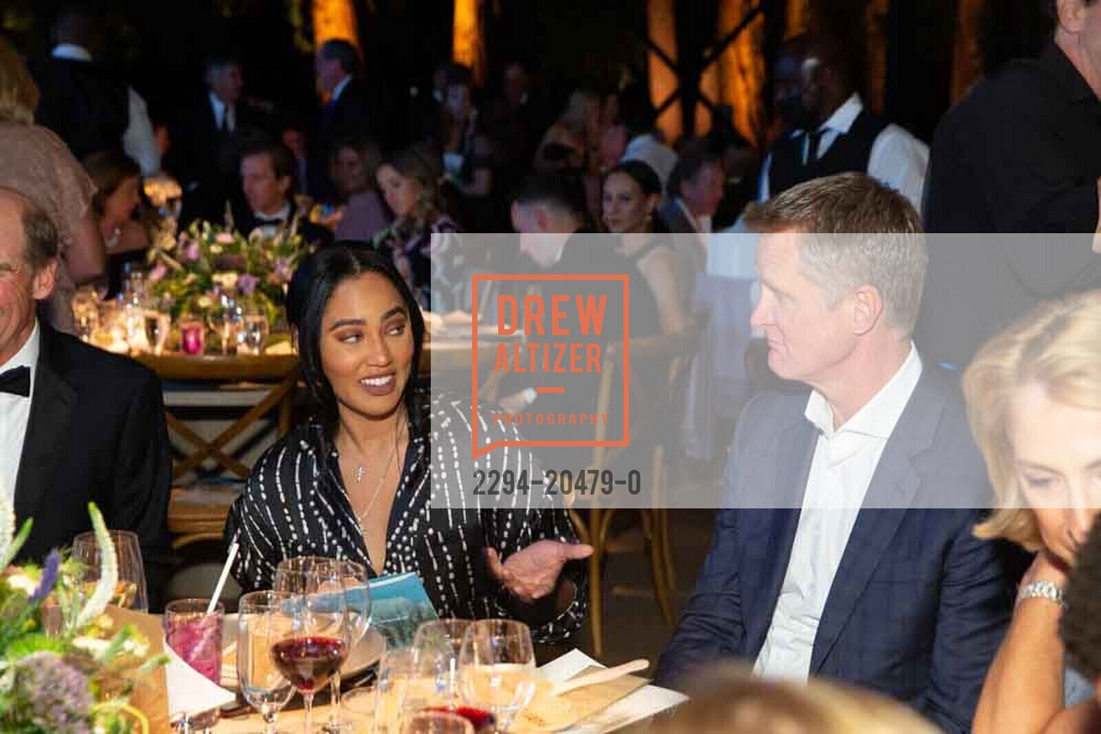 Ayesha Curry, Steve Kerr, Part The Cloud Gala Benefitting Alzheimer's Association, Private Res, Photo #2294-20479-0 Ayesha Curry, Steve Kerr, Photo #2294-20479-0