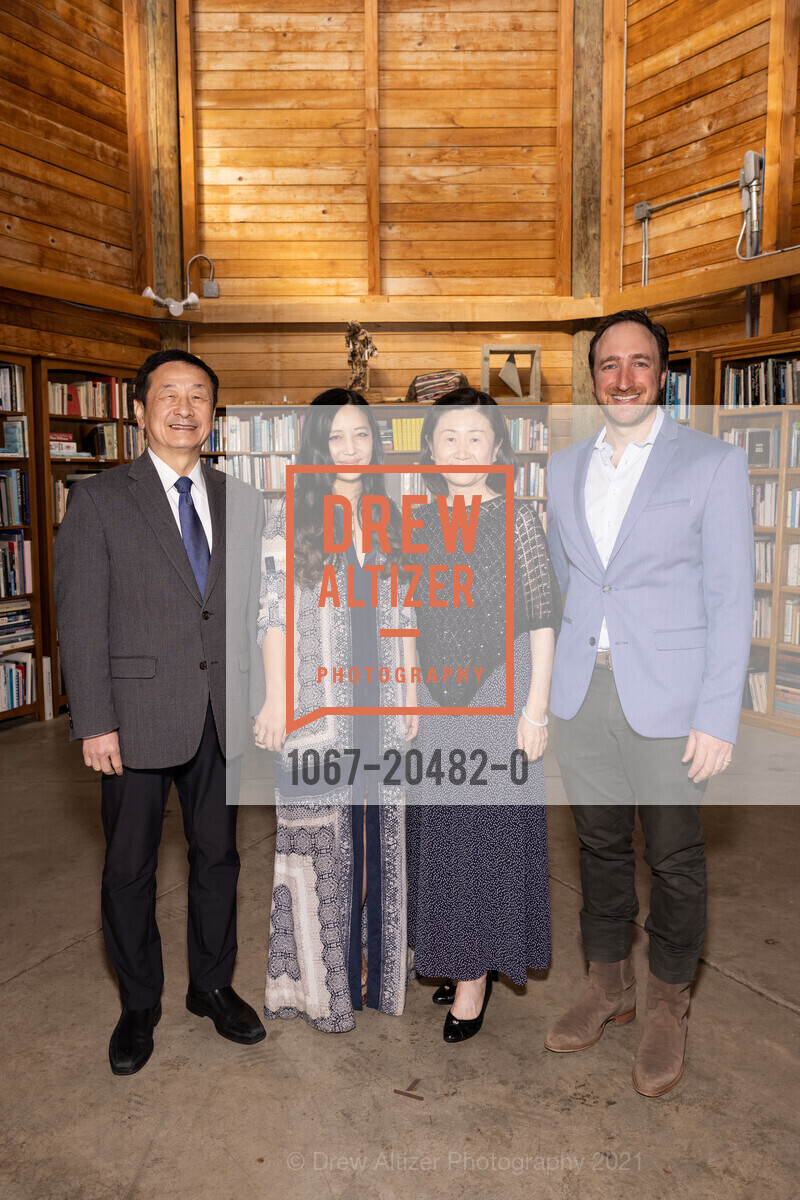 James Li, Justine Li, Wendy Li, Alexander Djerassi, Artful Harvest Benefit 2021, Djerassi Resident Artists Program. 2325 Bear Gulch Rd, Woodside, CA 94062, October 17th, 2021, Photo #1067-20482-0 James Li, Justine Li, Wendy Li, Alexander Djerassi, Photo #1067-20482-0