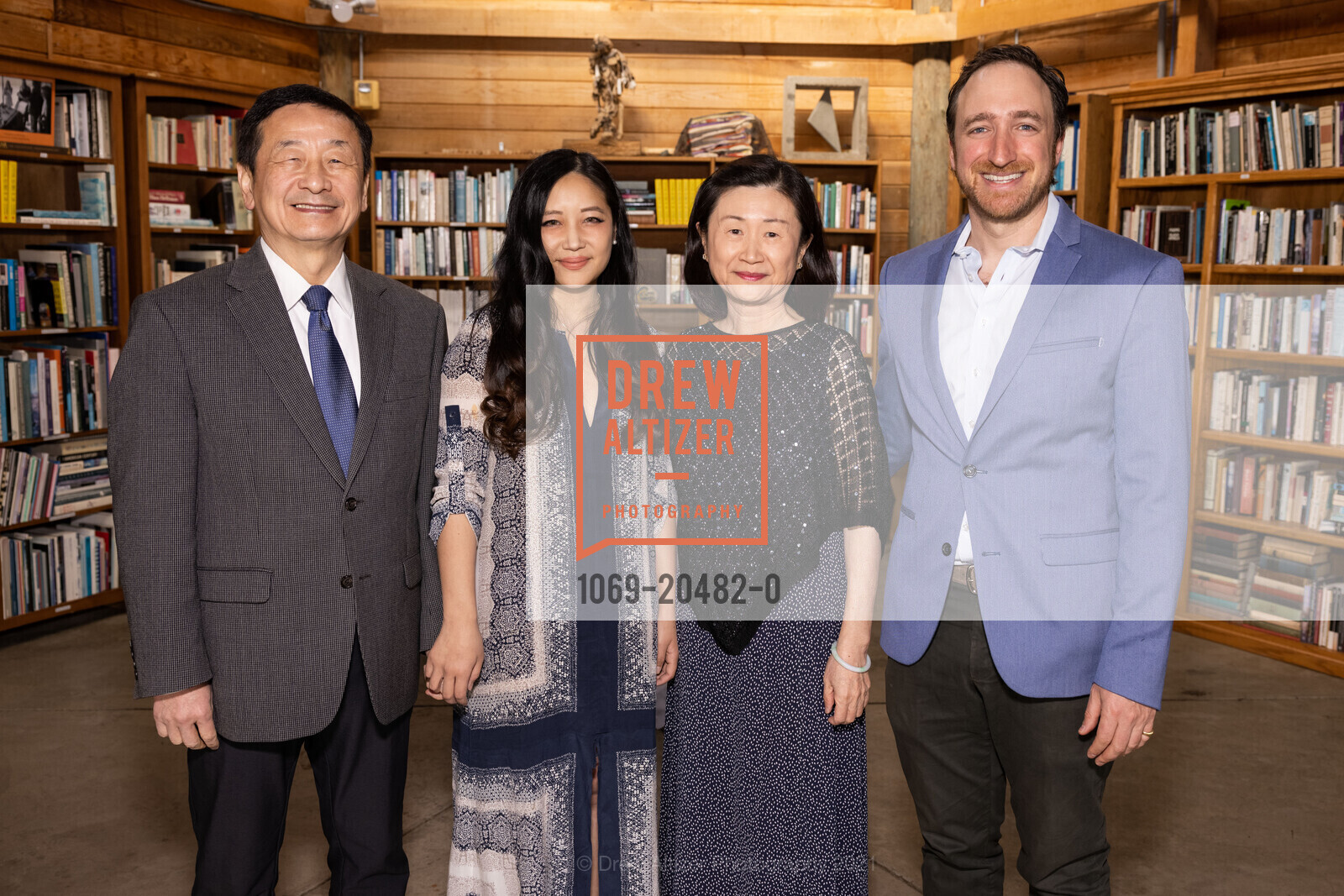 James Li, Justine Li, Wendy Li, Alexander Djerassi, Artful Harvest Benefit 2021, Djerassi Resident Artists Program. 2325 Bear Gulch Rd, Woodside, CA 94062, October 17th, 2021, Photo #1069-20482-0 James Li, Justine Li, Wendy Li, Alexander Djerassi, Photo #1069-20482-0