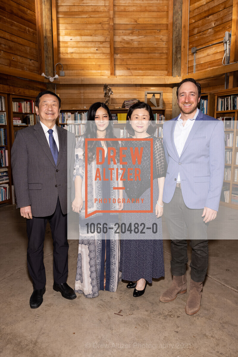 James Li, Justine Li, Wendy Li, Alexander Djerassi, Artful Harvest Benefit 2021, Djerassi Resident Artists Program. 2325 Bear Gulch Rd, Woodside, CA 94062, October 17th, 2021, Photo #1066-20482-0 James Li, Justine Li, Wendy Li, Alexander Djerassi, Photo #1066-20482-0
