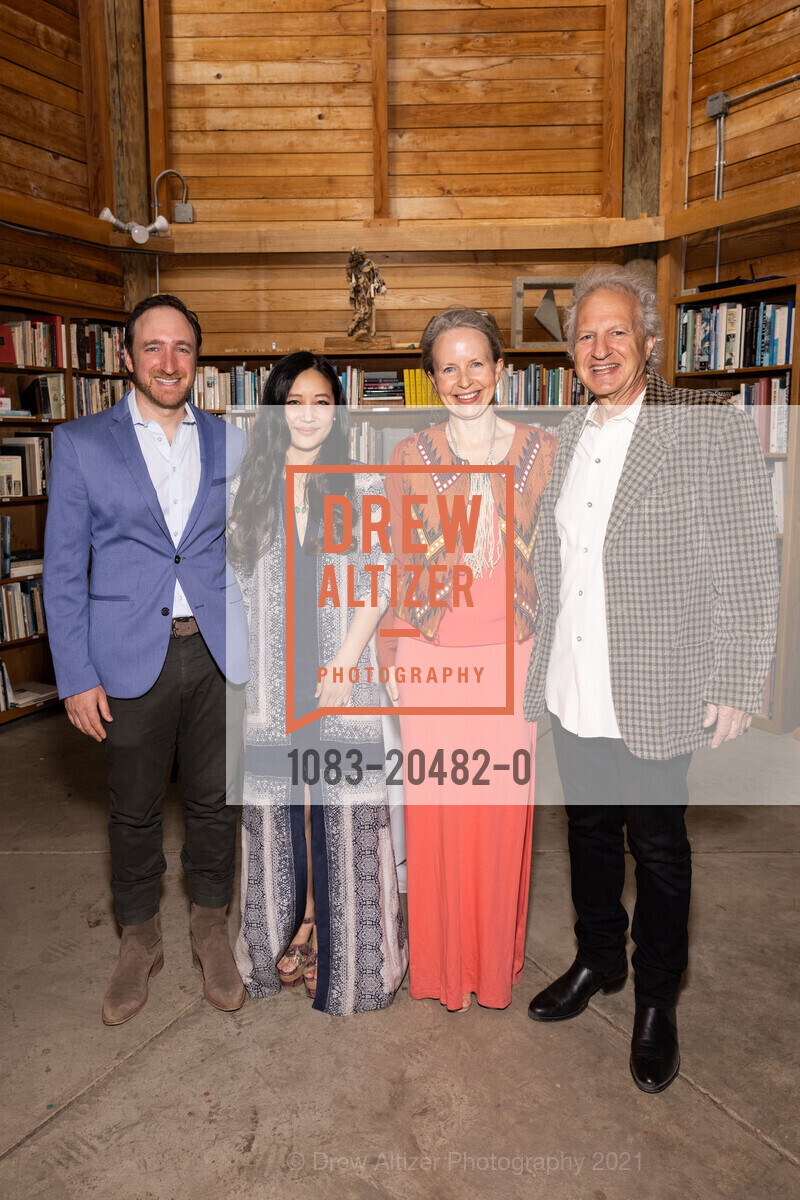Alexander Djerassi, Justine Li, Alexandra MacDowell Djerassi, Dale Djerassi, Artful Harvest Benefit 2021, Djerassi Resident Artists Program. 2325 Bear Gulch Rd, Woodside, CA 94062, October 17th, 2021, Photo #1083-20482-0 Alexander Djerassi, Justine Li, Alexandra MacDowell Djerassi, Dale Djerassi, Photo #1083-20482-0