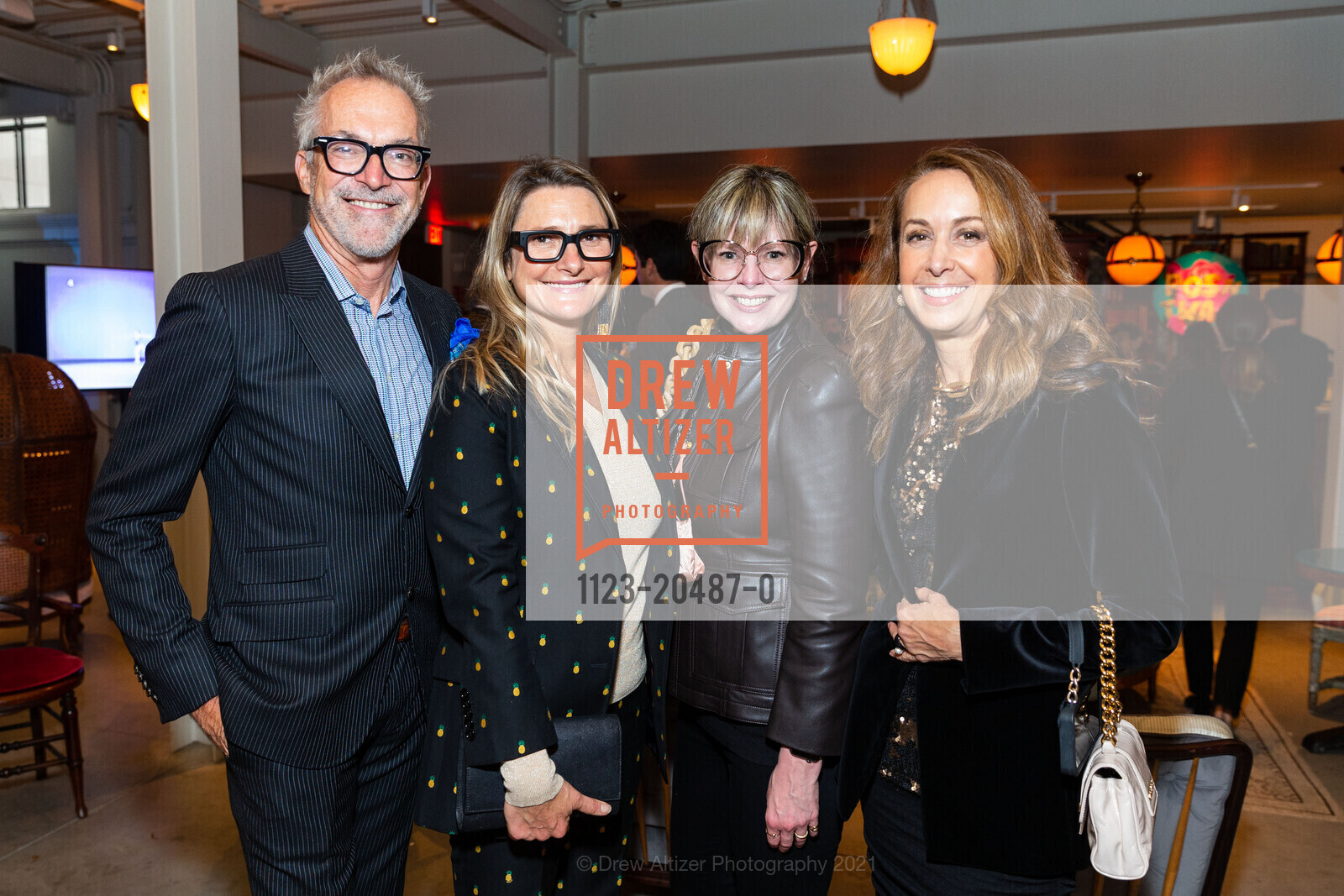 Kurt Bauer, Kate O'Sullivan, Abby Jacques, Carol Barnett Elbert, Museum of Performance + Design Arts Medallion, Saint Joseph’s Arts Society. 1401 Howard St, October 21st, 2021, Photo #1123-20487-0 Kurt Bauer, Kate O'Sullivan, Abby Jacques, Carol Barnett Elbert, Photo #1123-20487-0