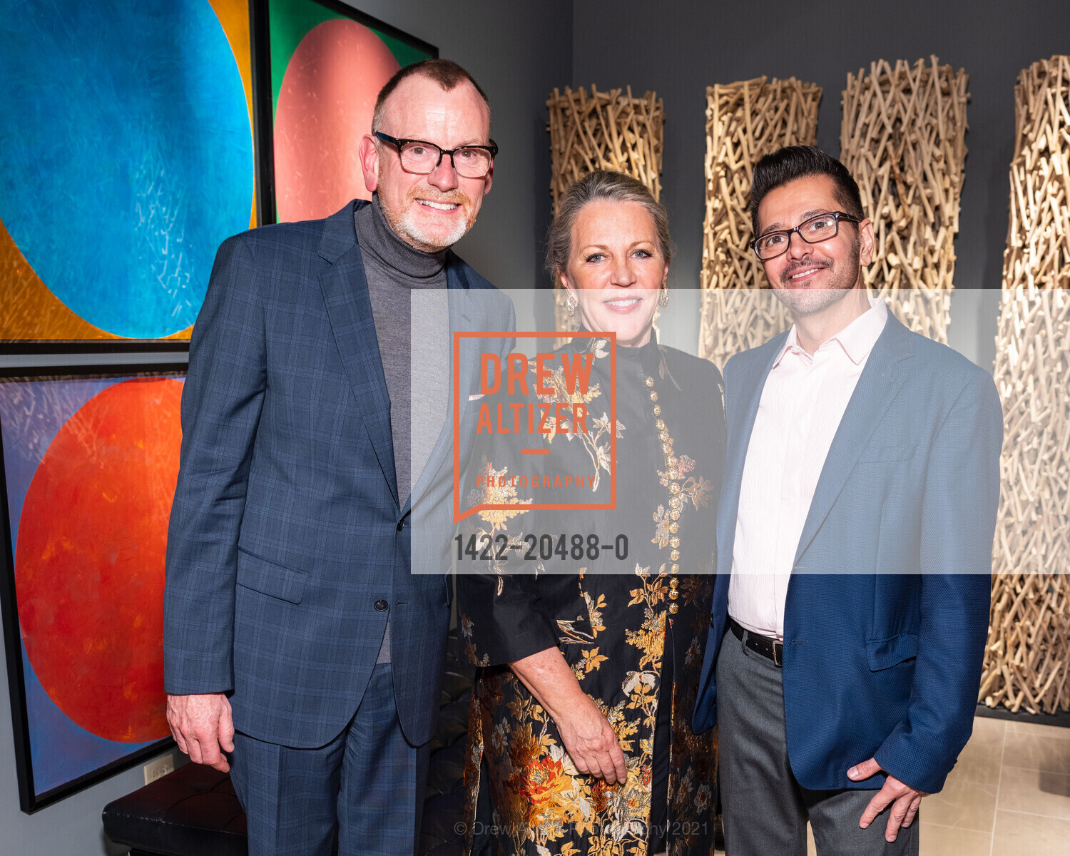 Mark Sullivan, Suzanne Tucker, Nicholas Proietti, Neiman Marcus Celebrates THE MAGIC OF HOSTING in Partnership with The San Francisco Fall Show, Neiman Marcus Penthouse - Level 5. 150 Stockton St, October 21st, 2021, Photo #1422-20488-0 Mark Sullivan, Suzanne Tucker, Nicholas Proietti, Photo #1422-20488-0