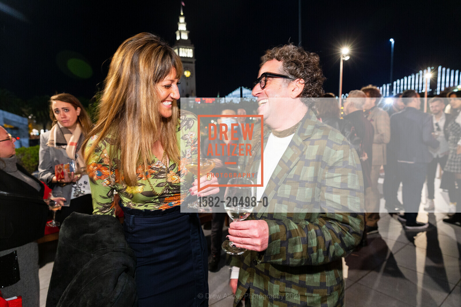 Monique Lombardelli, Gil Gershoni, SF Magazine hosts Cocktail Party at Harborview, Harborview Restaurant & Bar. 4 Embarcadero Ctr, November 2nd, 2021, Photo #1582-20498-0 Monique Lombardelli, Gil Gershoni, Photo #1582-20498-0