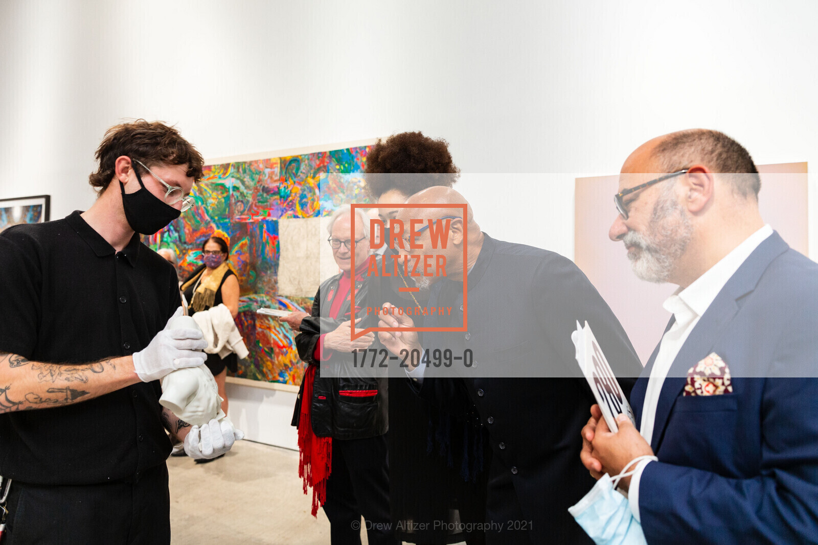 JOhn Marx, Mary Graham, Lonnie Graham, Charles DeSantis, SFAI Looking Forward Art Auction & Sale, SF Art Institute. 800 Chestnut St, November 4th, 2021, Photo #1772-20499-0 JOhn Marx, Mary Graham, Lonnie Graham, Charles DeSantis, Photo #1772-20499-0