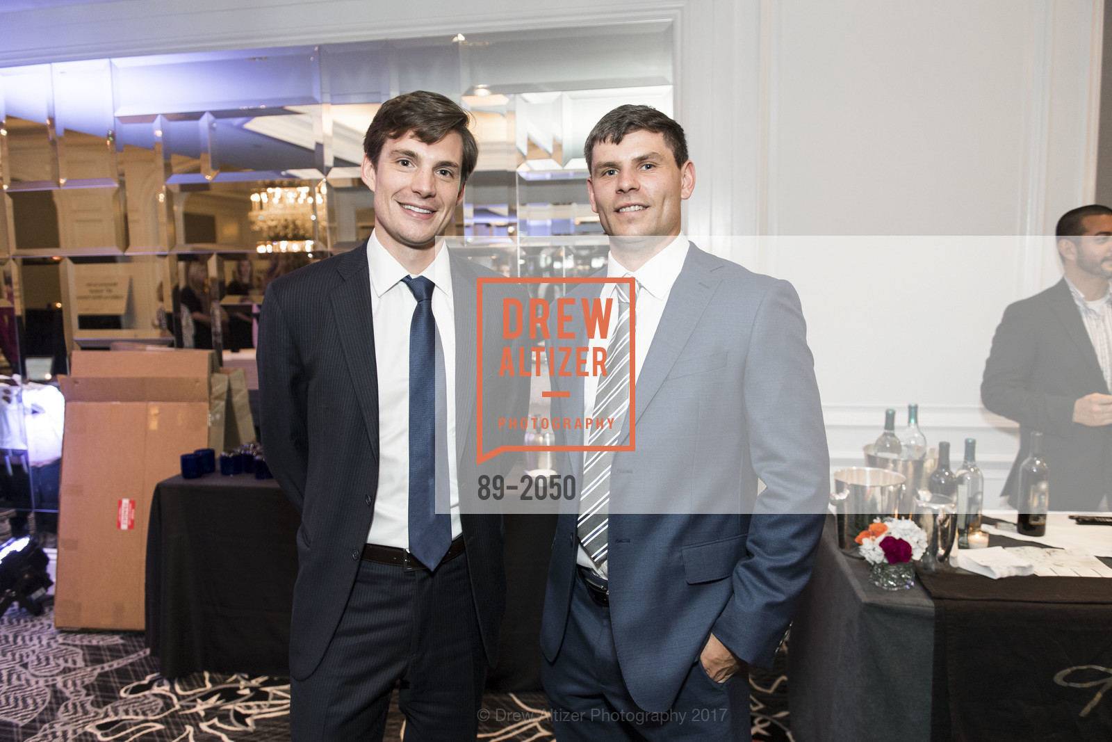 Kevin Joyce, Sam Tearle, 20th Annual California Wine Classic, Ritz Carlton Hotel. 600 Stockton St, April 21st, 2017, Photo #89-2050 Kevin Joyce, Sam Tearle, Photo #89-2050