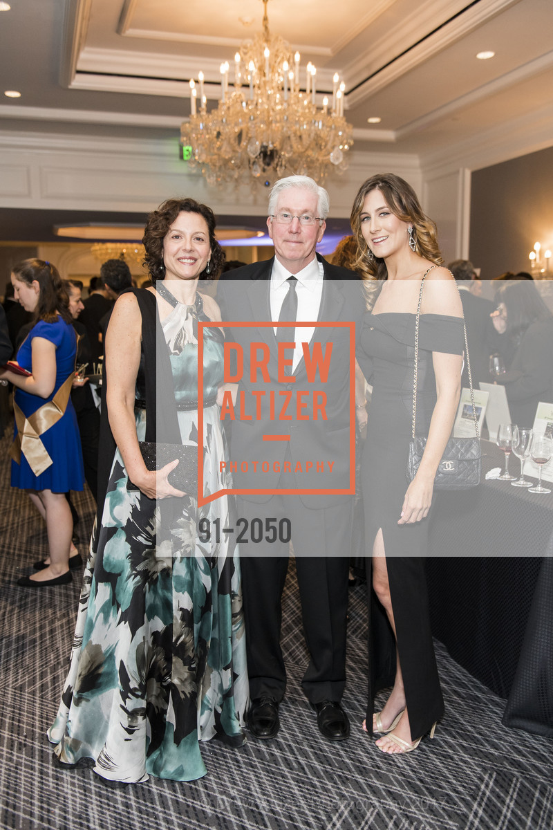 Filomena Cook, Cliff Cook, Kristin Cummings, 20th Annual California Wine Classic, Ritz Carlton Hotel. 600 Stockton St, April 21st, 2017, Photo #91-2050 Filomena Cook, Cliff Cook, Kristin Cummings, Photo #91-2050