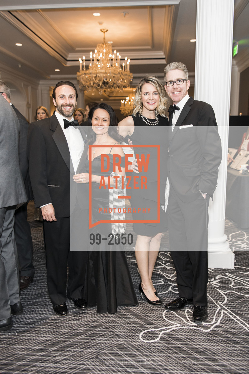 Nick Friedman, Stacy Lynn, Sharon Martin, Derek Aitken, 20th Annual California Wine Classic, Ritz Carlton Hotel. 600 Stockton St, April 21st, 2017, Photo #99-2050 Nick Friedman, Stacy Lynn, Sharon Martin, Derek Aitken, Photo #99-2050