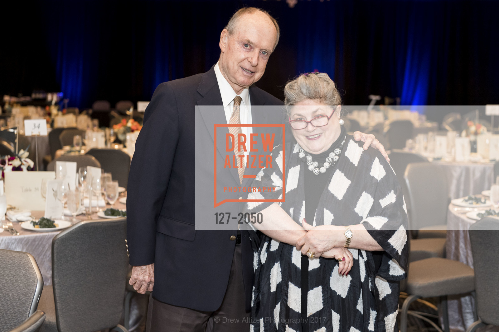 Michael Smith, Piper Evans, 20th Annual California Wine Classic, Ritz Carlton Hotel. 600 Stockton St, April 21st, 2017, Photo #127-2050 Michael Smith, Piper Evans, Photo #127-2050
