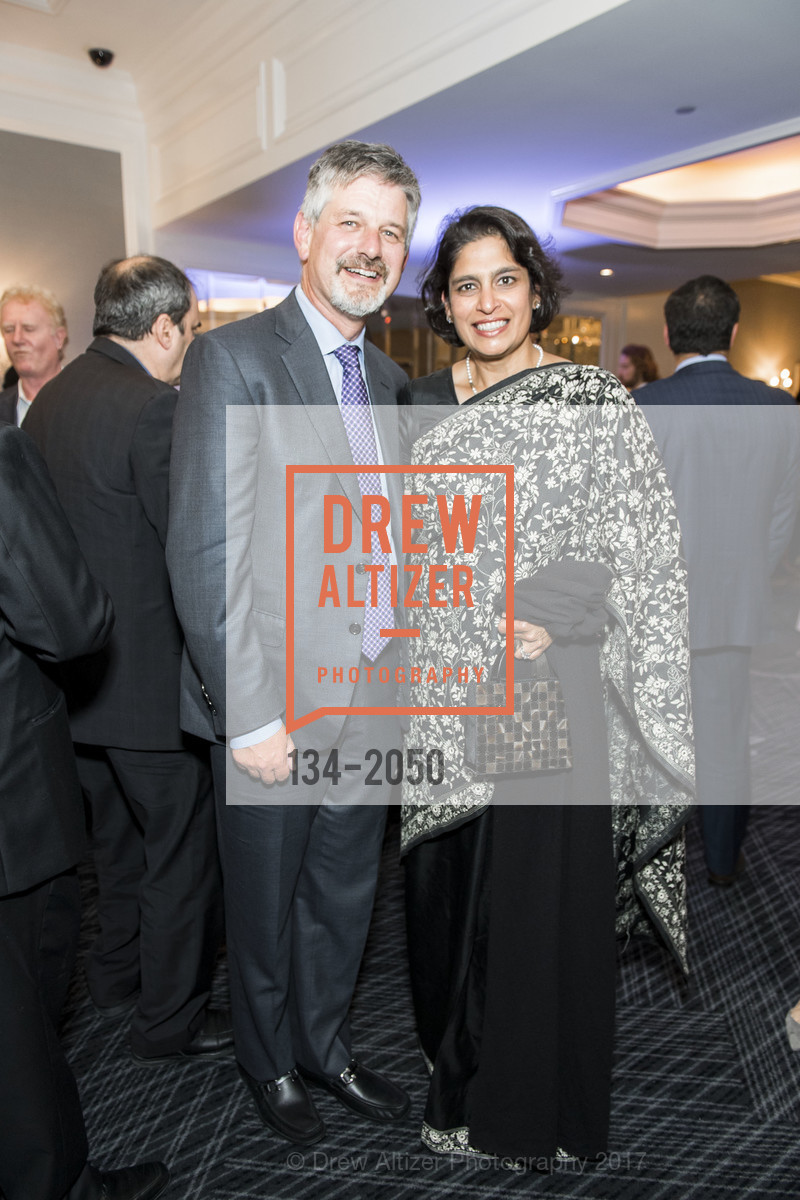 Jonathan Terdiman, Madhulika Varma, 20th Annual California Wine Classic, Ritz Carlton Hotel. 600 Stockton St, April 21st, 2017