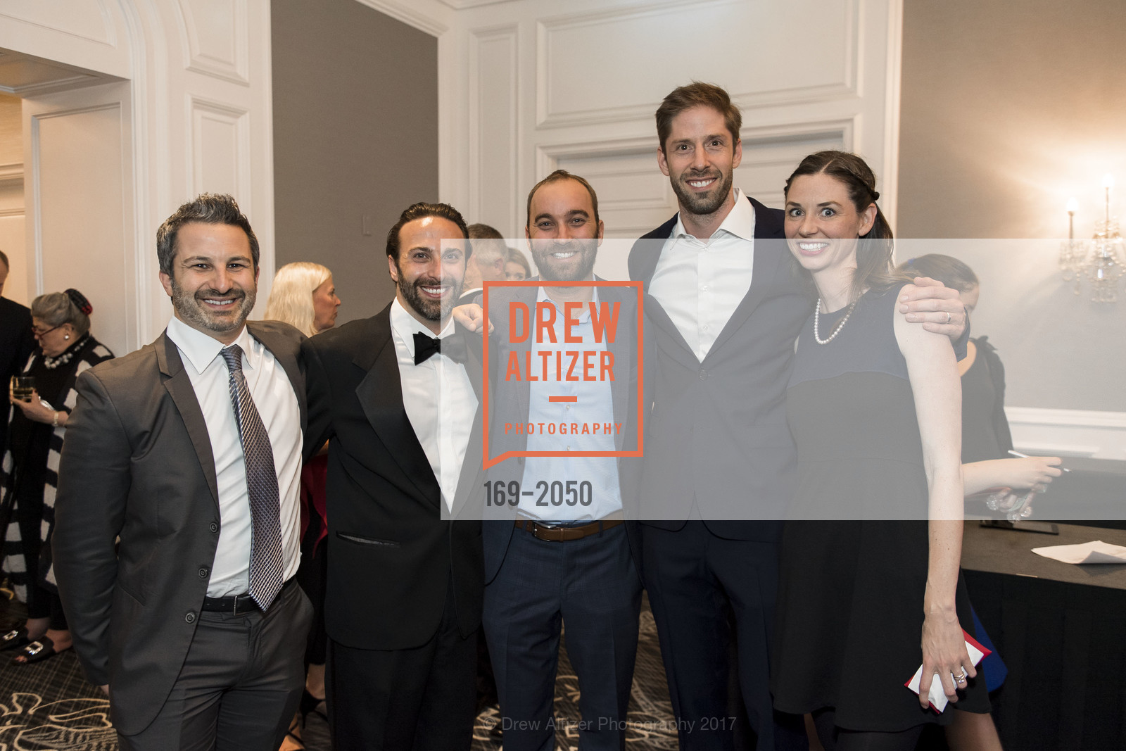 Darren Ringel, Nick Friedman, Patrick Sandor, Simon Vallee, Karina Vallee, 20th Annual California Wine Classic, Ritz Carlton Hotel. 600 Stockton St, April 21st, 2017, Photo #169-2050 Darren Ringel, Nick Friedman, Patrick Sandor, Simon Vallee, Karina Vallee, Photo #169-2050