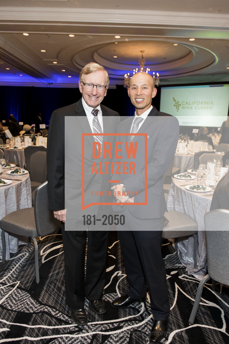 Ken Mitchell, Sanh Vuong, 20th Annual California Wine Classic, Ritz Carlton Hotel. 600 Stockton St, April 21st, 2017, Photo #181-2050 Ken Mitchell, Sanh Vuong, Photo #181-2050