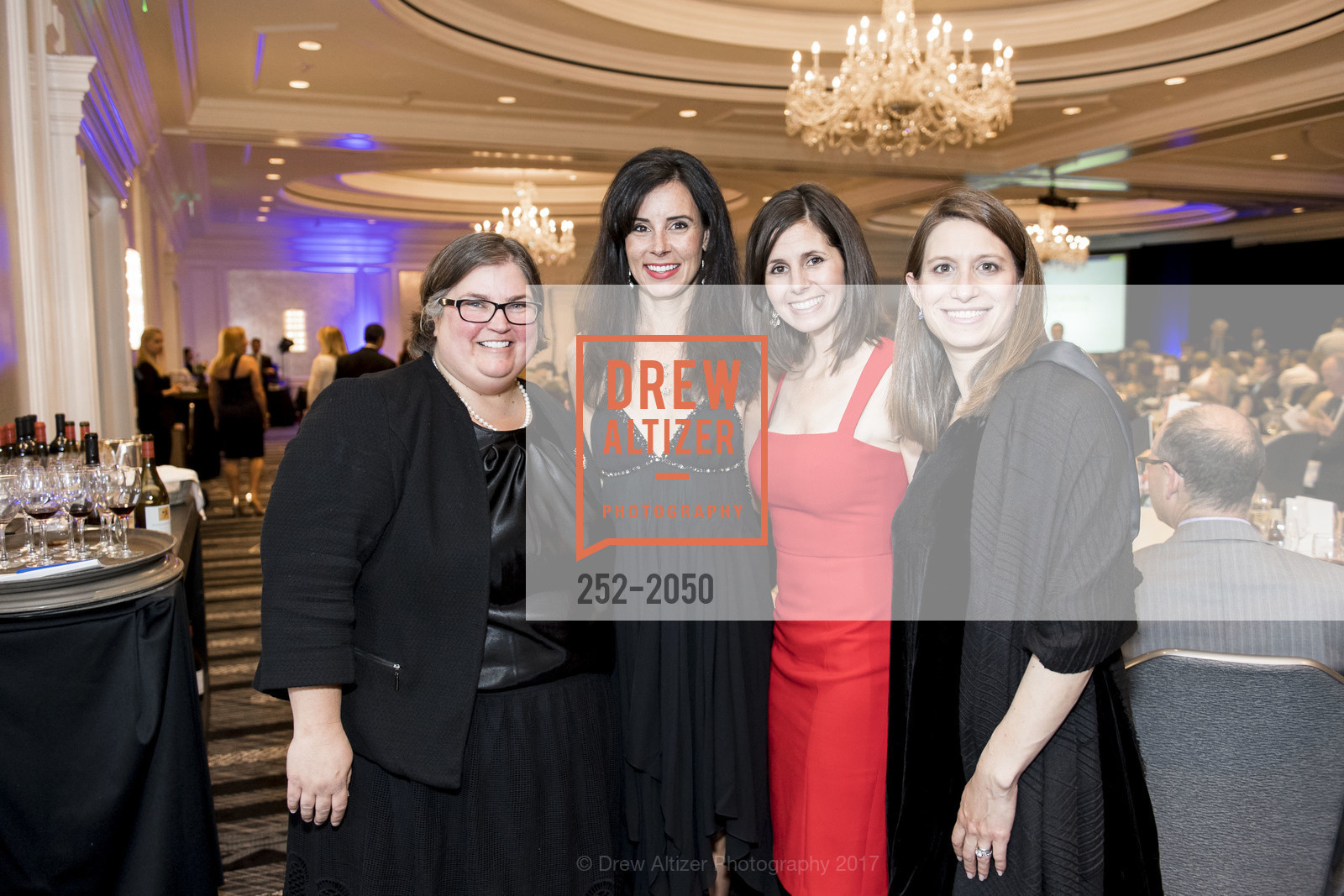 Harriet Patterson, Rachel Hundley, Kimberly Murphy, Becca Stone, 20th Annual California Wine Classic, Ritz Carlton Hotel. 600 Stockton St, April 21st, 2017, Photo #252-2050 Harriet Patterson, Rachel Hundley, Kimberly Murphy, Becca Stone, Photo #252-2050