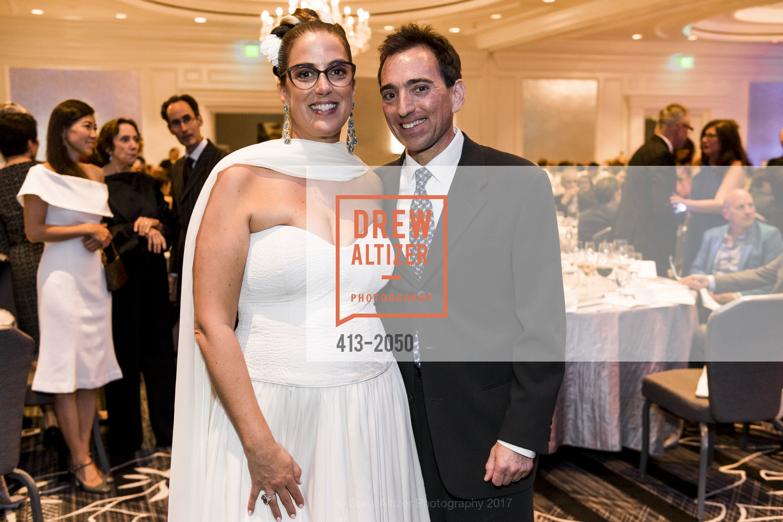 Jan Reicher, Jeff Sternberg, 20th Annual California Wine Classic, Ritz Carlton Hotel. 600 Stockton St, April 21st, 2017, Photo #413-2050 Jan Reicher, Jeff Sternberg, Photo #413-2050