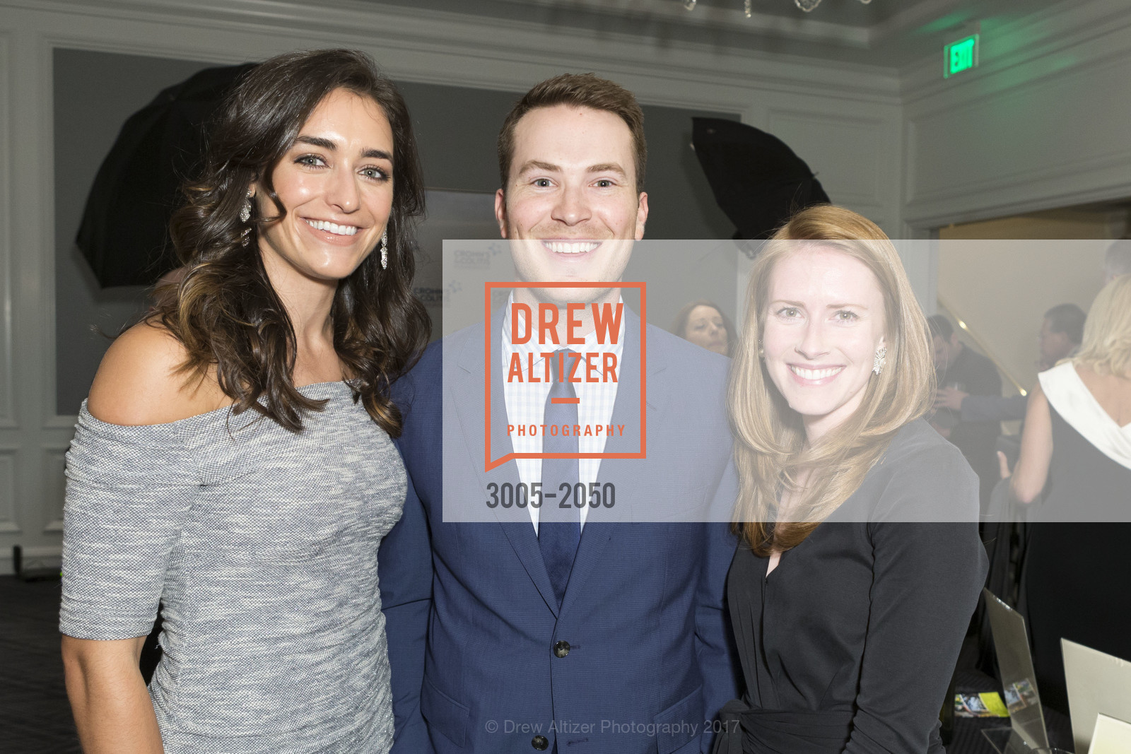 Lauren Fike, Riley Fike, Nora Davis, 20th Annual California Wine Classic, Ritz Carlton Hotel. 600 Stockton St, April 21st, 2017, Photo #3005-2050 Lauren Fike, Riley Fike, Nora Davis, Photo #3005-2050