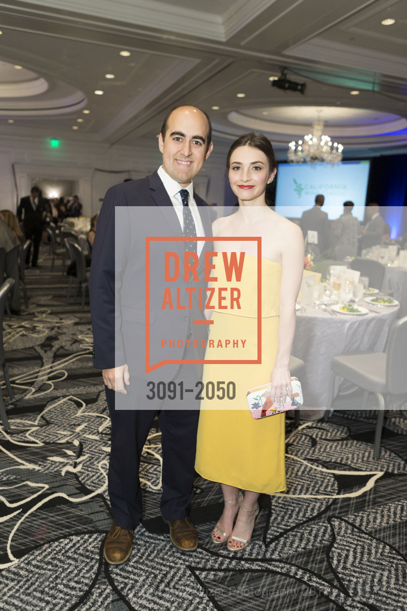Sam Fisher, Jessica Slor, 20th Annual California Wine Classic, Ritz Carlton Hotel. 600 Stockton St, April 21st, 2017
