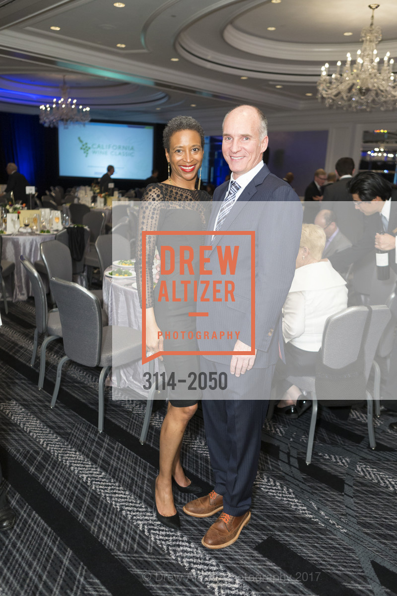 Katiti Crawford, Paul Devine, 20th Annual California Wine Classic, Ritz Carlton Hotel. 600 Stockton St, April 21st, 2017
