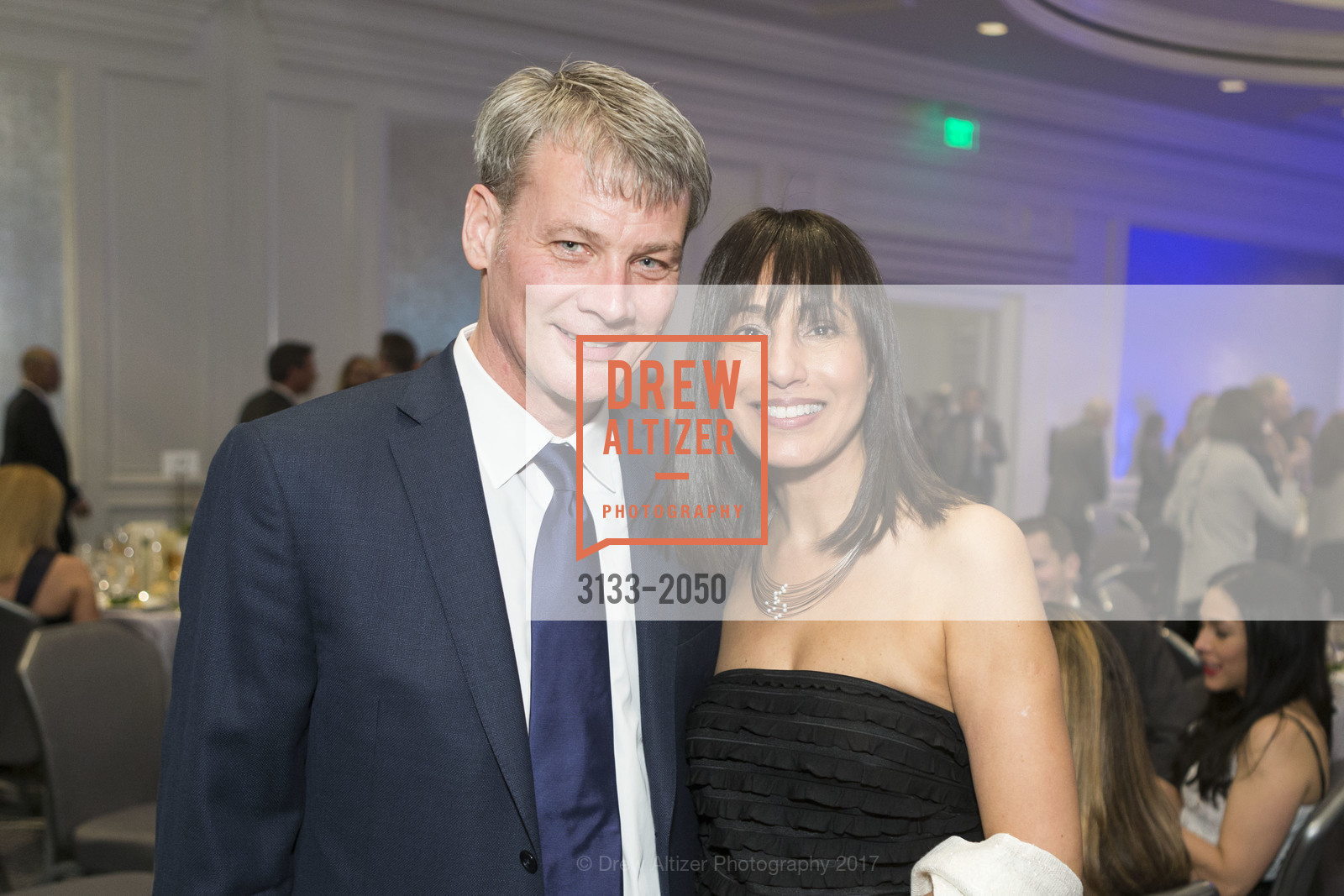 Bill Neverett, Jasbir Kaur-Kimbell, 20th Annual California Wine Classic, Ritz Carlton Hotel. 600 Stockton St, April 21st, 2017, Photo #3133-2050 Bill Neverett, Jasbir Kaur-Kimbell, Photo #3133-2050