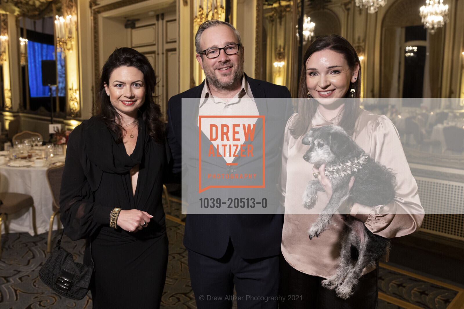 Scarlett Magda, Dustin Kieschnick, Katie Lawlor, Shanti Project hosts Petchitecture Sponsor Event, Fairmont San Francisco. 950 Mason St, November 10th, 2021, Photo #1039-20513-0 Scarlett Magda, Dustin Kieschnick, Katie Lawlor, Photo #1039-20513-0
