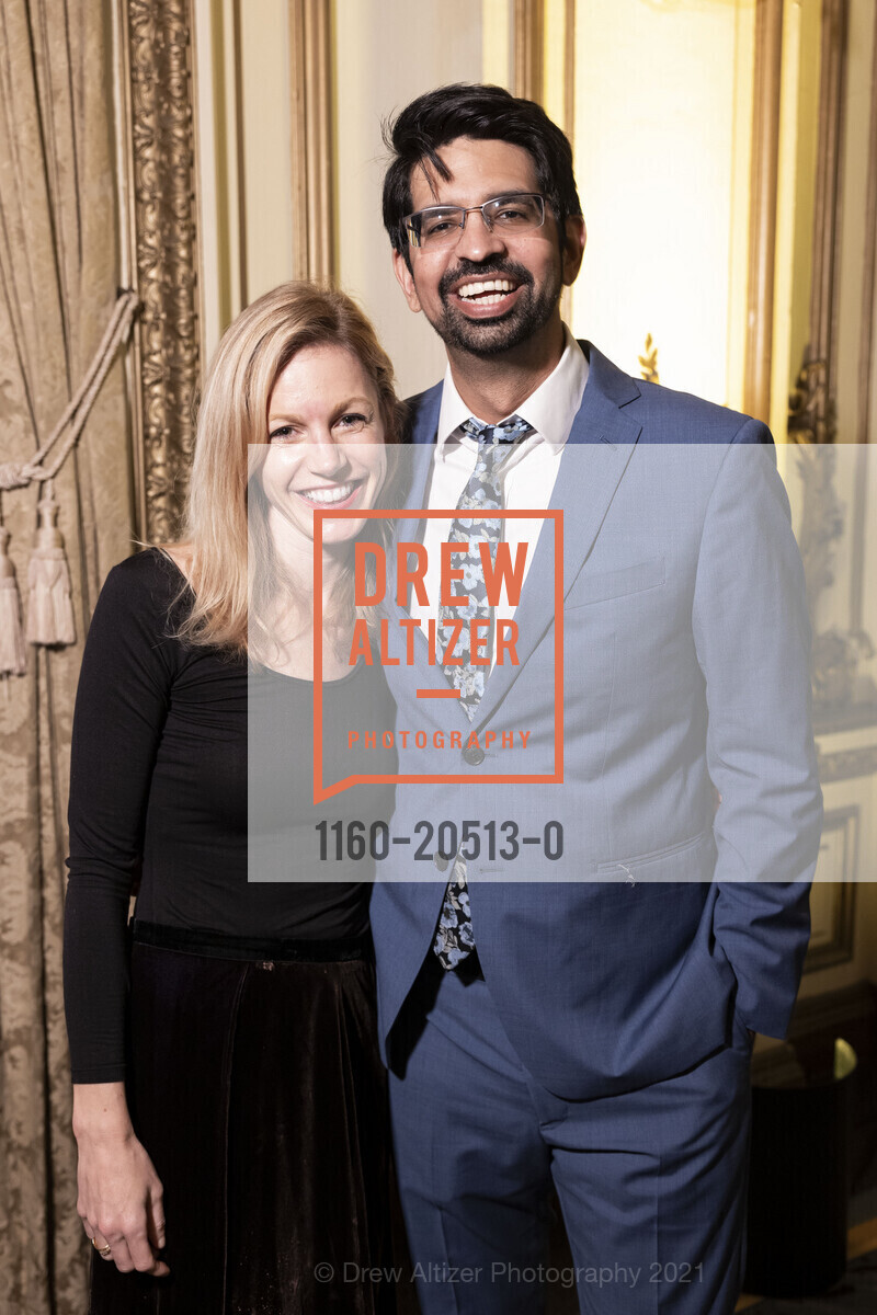 Rebecca Myers, Aleem Ahmed, Shanti Project hosts Petchitecture Sponsor Event, Fairmont San Francisco. 950 Mason St, November 10th, 2021, Photo #1160-20513-0 Rebecca Myers, Aleem Ahmed, Photo #1160-20513-0