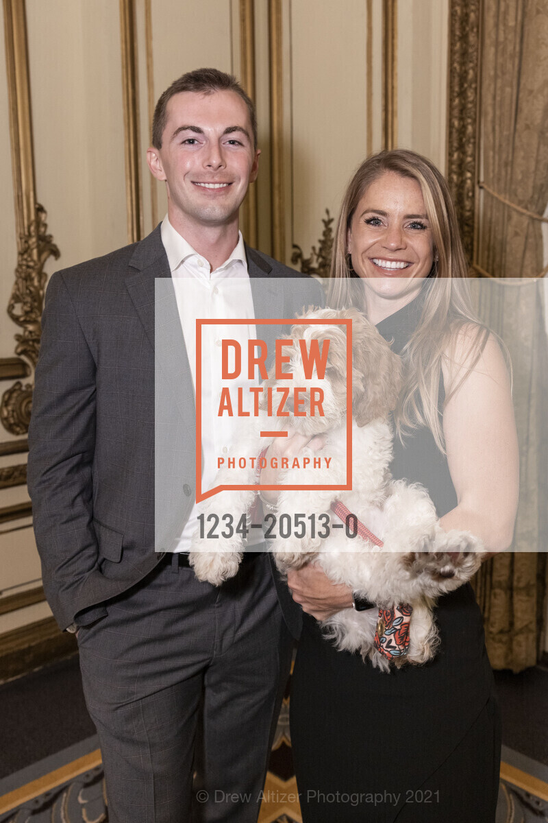 Elliott Ashworth, Melissa Hamilton, Leon, Shanti Project hosts Petchitecture Sponsor Event, Fairmont San Francisco. 950 Mason St, November 10th, 2021, Photo #1234-20513-0 Elliott Ashworth, Melissa Hamilton, Leon, Photo #1234-20513-0