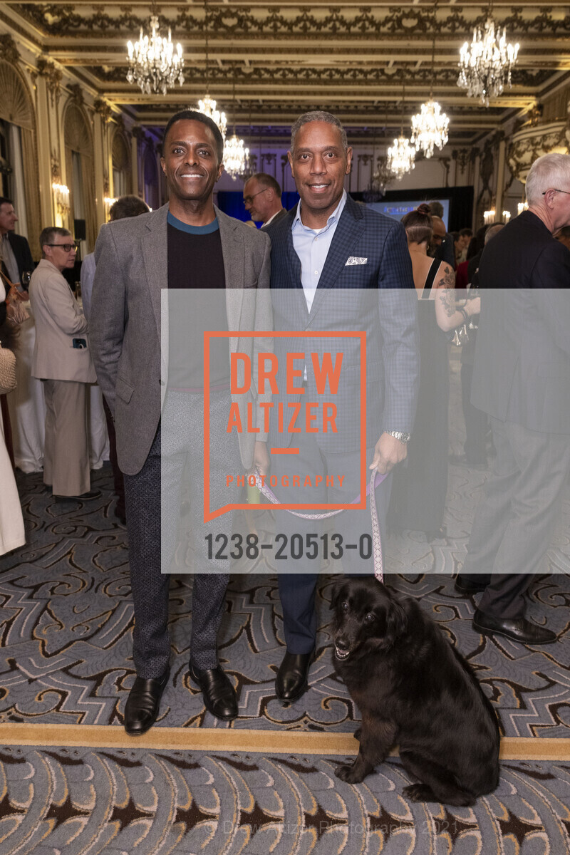 Marc Vincent, Art Taylor, Shanti Project hosts Petchitecture Sponsor Event, Fairmont San Francisco. 950 Mason St, November 10th, 2021, Photo #1238-20513-0 Marc Vincent, Art Taylor, Photo #1238-20513-0