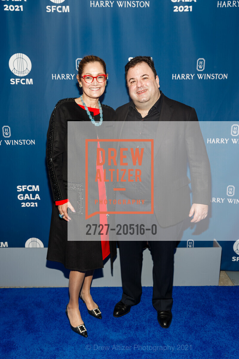 Mariela Gerstein, Richard Gerstein, SF Conservatory of Music 2021 Gala event featuring Yo-Yo Ma, Bowes Center. 200 Van Ness, November 12th, 2021, Photo #2727-20516-0 Mariela Gerstein, Richard Gerstein, Photo #2727-20516-0