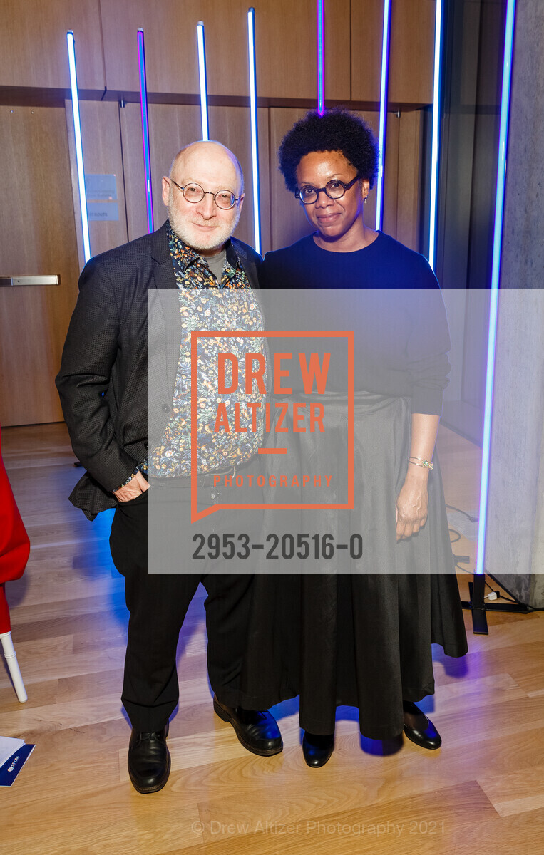 Aaron Kernis, Tracie Hervy, SF Conservatory of Music 2021 Gala event featuring Yo-Yo Ma, Bowes Center. 200 Van Ness, November 12th, 2021, Photo #2953-20516-0 Aaron Kernis, Tracie Hervy, Photo #2953-20516-0