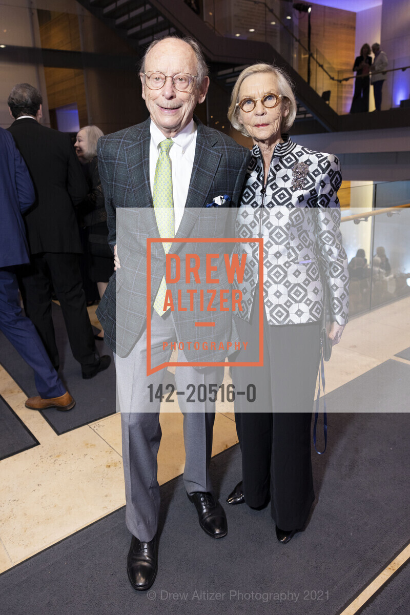 Bernard Osher, Barbro Osher, SF Conservatory of Music 2021 Gala event featuring Yo-Yo Ma, Bowes Center. 200 Van Ness, November 12th, 2021, Photo #142-20516-0 Bernard Osher, Barbro Osher, Photo #142-20516-0