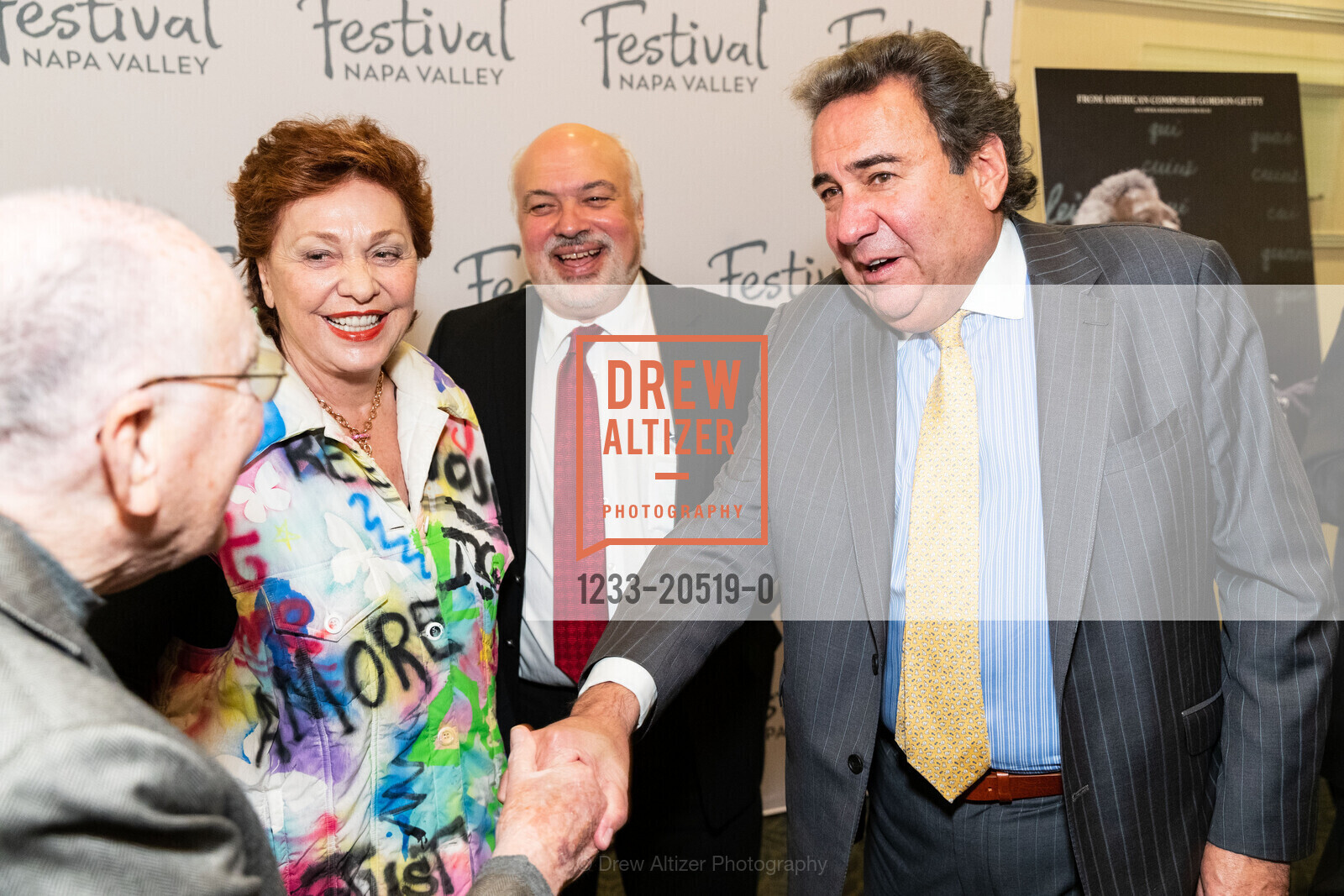 Maria Manetti Shrem, Constantine Orbelian, Michael Capasso, World Premiere of Gordon Getty's "Goodbye, Mr. Chips" an Opera Reimagined for Film, Peacock Gap Golf Course and Country Club. 1118 4th St, Photo #1233-20519-0 Maria Manetti Shrem, Constantine Orbelian, Michael Capasso, Photo #1233-20519-0
