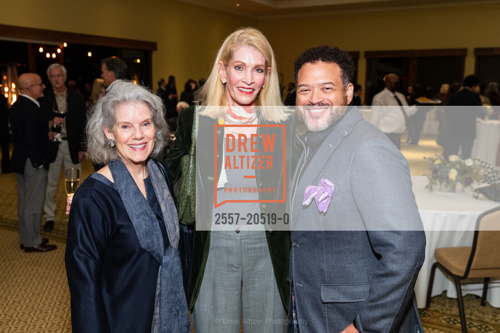 Deborah Hatch, Dede Dede Gelis, Nathan Granner, World Premiere of Gordon Getty's "Goodbye, Mr. Chips" an Opera Reimagined for Film, Peacock Gap Golf Course and Country Club. 1118 4th St, Photo #2557-20519-0 Deborah Hatch, Dede Dede Gelis, Nathan Granner, Photo #2557-20519-0