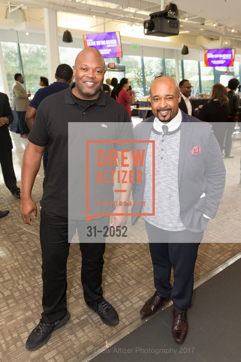 Cheo Coker, Mike Muse, 3rd Annual Culture Shifting Weekend- Fireside Chat, SAP, 1st Floor Cafe. 3410 Hillview Avenue, April 21st, 2017, Photo #31-2052 Cheo Coker, Mike Muse, Photo #31-2052