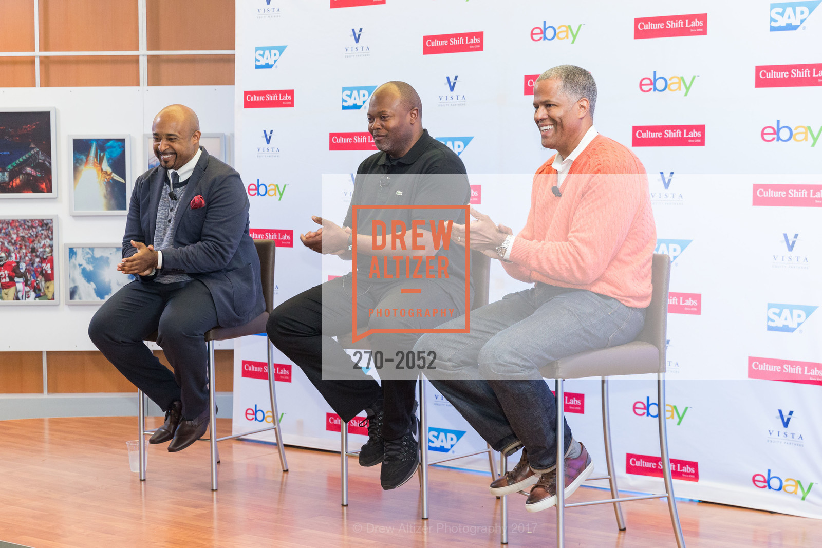 Mike Muse, Cheo Coker, Guy Primus, 3rd Annual Culture Shifting Weekend- Fireside Chat, SAP, 1st Floor Cafe. 3410 Hillview Avenue, April 21st, 2017