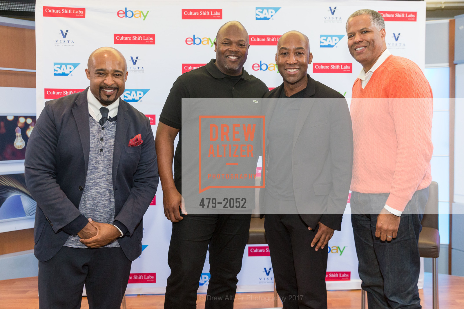 Mike Muse, Cheo Coker, Kwame Anku, Guy Primus, 3rd Annual Culture Shifting Weekend- Fireside Chat, SAP, 1st Floor Cafe. 3410 Hillview Avenue, April 21st, 2017, Photo #479-2052 Mike Muse, Cheo Coker, Kwame Anku, Guy Primus, Photo #479-2052