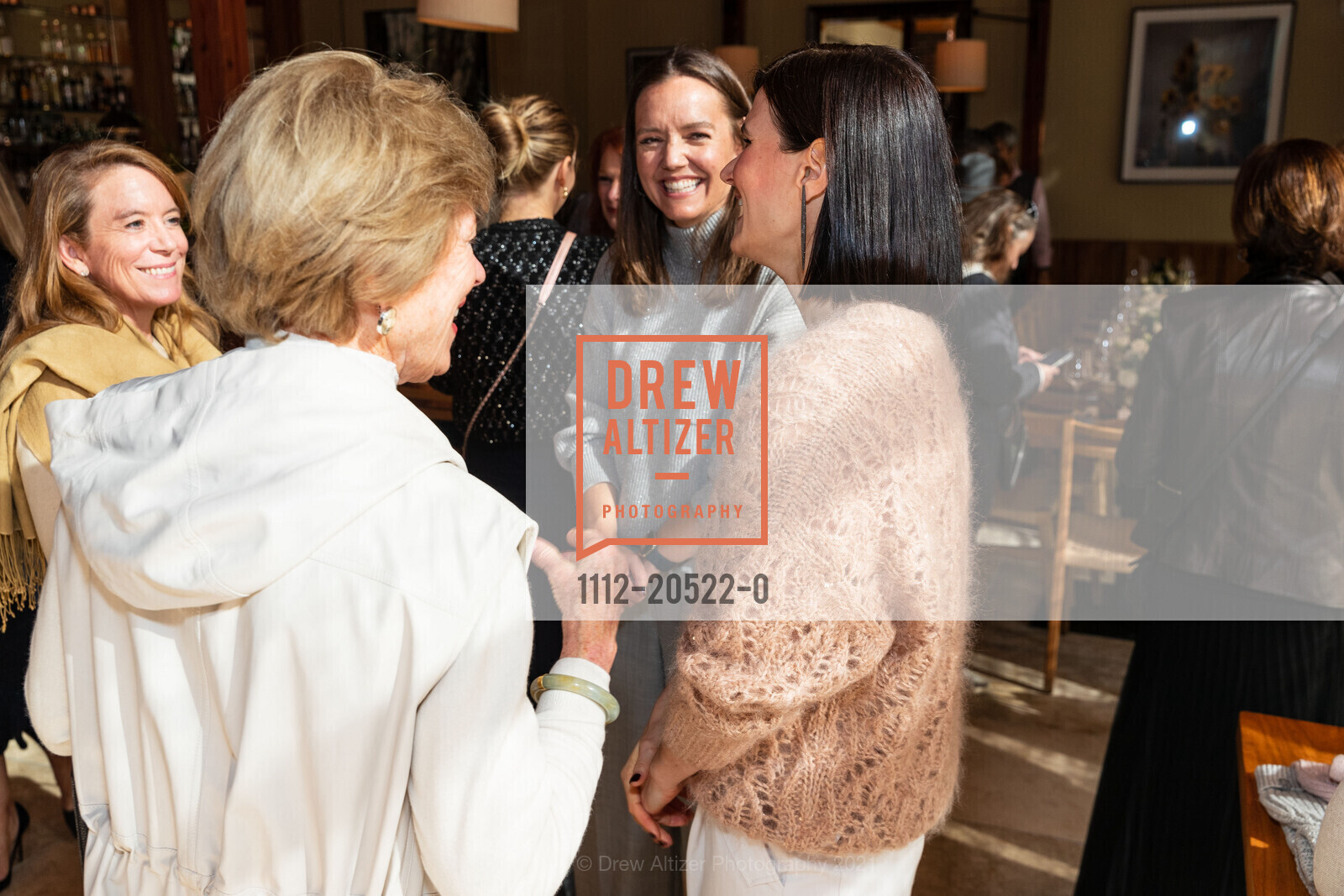 Megan Ryan, Kelly Andreoli, Patrice Erickson, Neiman Marcus hosts Brunello Cucinelli Luncheon, Cotogna. 490 Pacific Ave, November 16th, 2021, Photo #1112-20522-0 Megan Ryan, Kelly Andreoli, Patrice Erickson, Photo #1112-20522-0