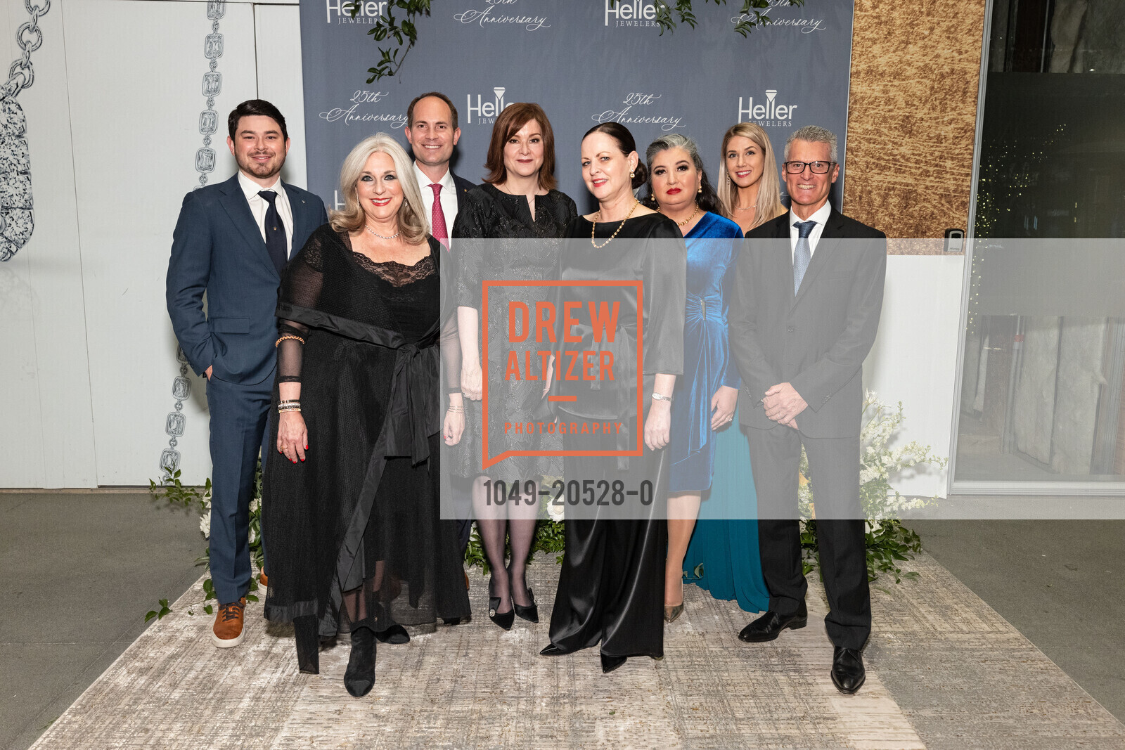 Brandon Heller, Nancy Orgel, Markus Martinez, Elizabeth Carr, Mary Harkin, Jamie Garcia-Marrow, Greta Gardner, Joe Bottaro, Heller Jewelers 25th Anniversary Party, Heller Jewelers. 6000 Bollinger Canyon Rd, November 18th, 2021, Photo #1049-20528-0 Brandon Heller, Nancy Orgel, Markus Martinez, Elizabeth Carr, Mary Harkin, Jamie Garcia-Marrow, Greta Gardner, Joe Bottaro, Photo #1049-20528-0