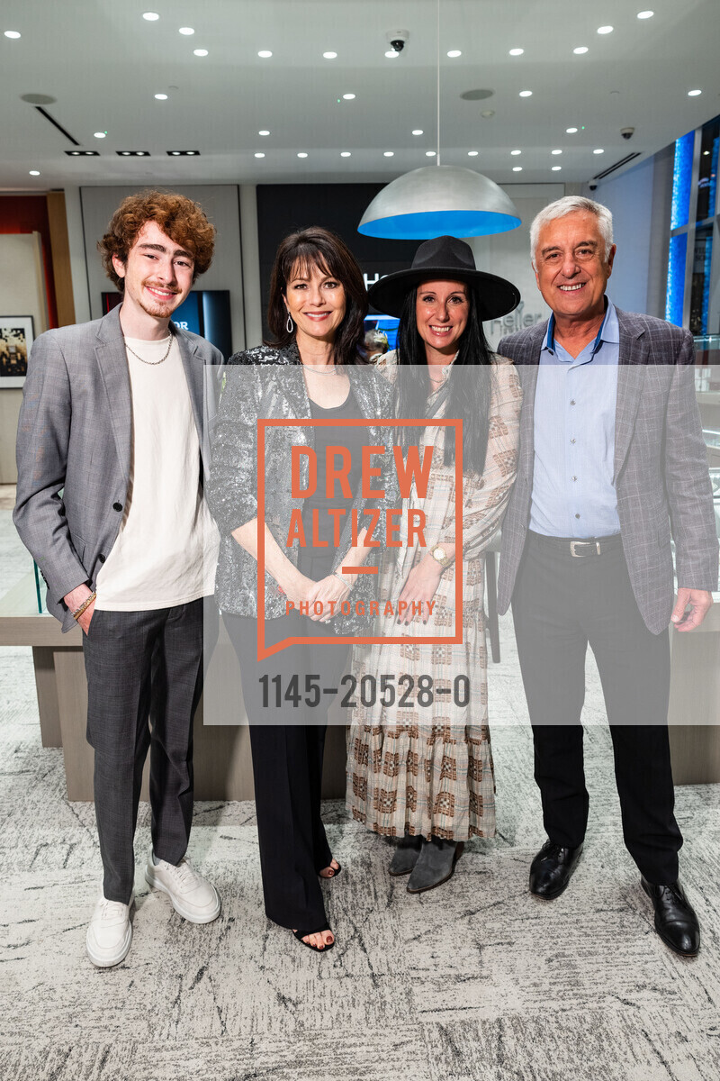 Marc Heller, Catherine Heller, Megan Tuggle, Barney Fonzi, Heller Jewelers 25th Anniversary Party, Heller Jewelers. 6000 Bollinger Canyon Rd, November 18th, 2021, Photo #1145-20528-0 Marc Heller, Catherine Heller, Megan Tuggle, Barney Fonzi, Photo #1145-20528-0
